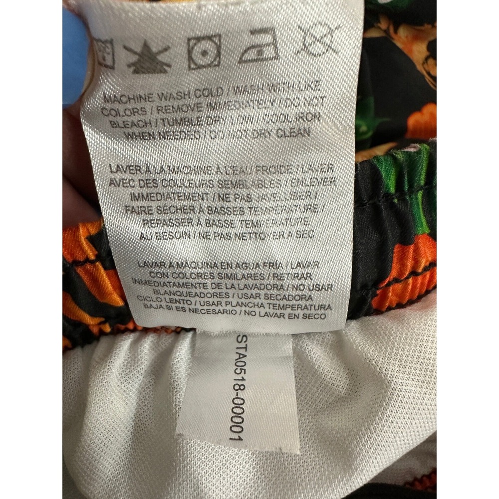 Oklahoma State Cowboys OSU Mens Hawaiian print swim trunks, sz M - Picture 6 of 6